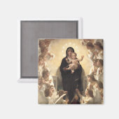 天使の女王レジーナ・アンジェロラムby Bouguerau マグネット (正面/裏面)