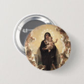 天使の女王レジーナ・アンジェロラムby Bouguerau 缶バッジ (正面&裏面)