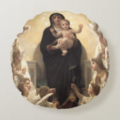 天使の女王 レジーナ アンゲロルム / Bouguereau ラウンドクッション (正面)