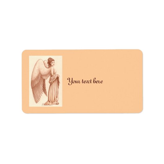 天使の女 ラベル (正面)