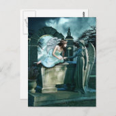 天使の好奇心はがき ポストカード (正面/裏面)