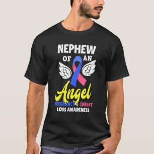 天使の妊娠乳児喪失認識度 Tシャツ