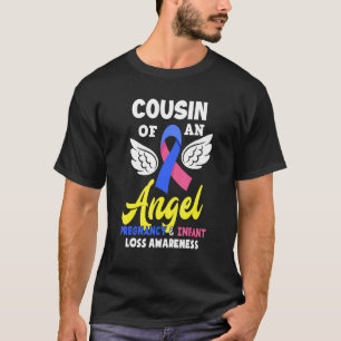 天使の妊娠乳児喪失認識度 Tシャツ