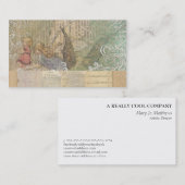 天使の妖精のコラージュ 名刺 (正面/裏面)