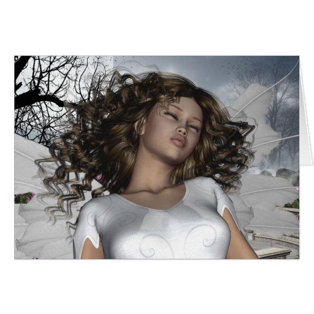 天使の妖精カード (正面横)