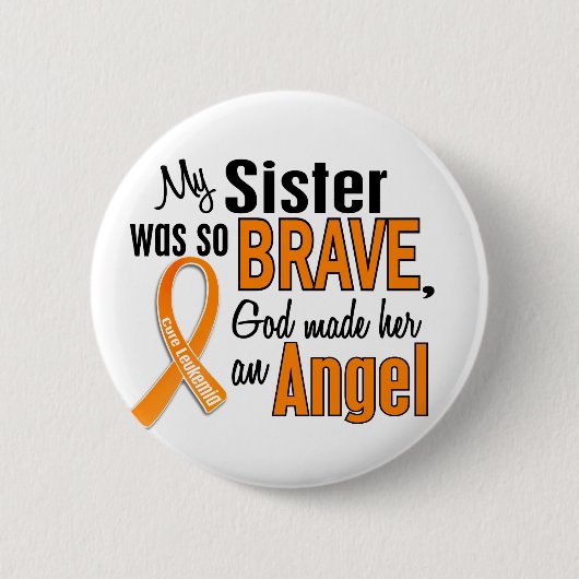 天使の姉妹の白血病 缶バッジ (正面)