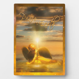天使の子の平和を地上で フォトプラーク