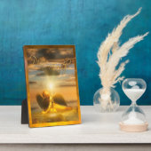 天使の子の平和を地上で フォトプラーク (側面)