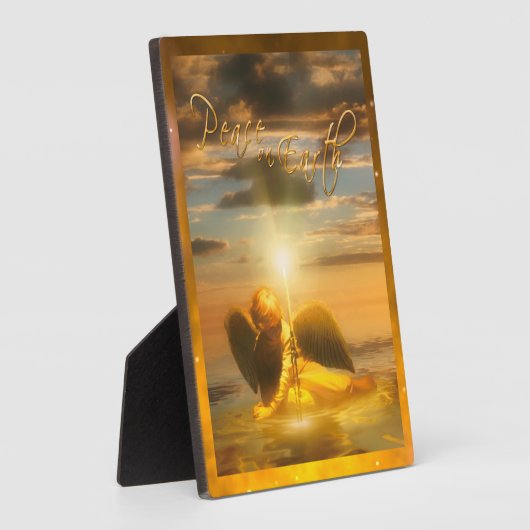 天使の子の平和を地上で フォトプラーク (側面)