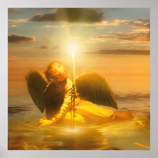 天使の子供が世界に光を当てる ポスター (正面)