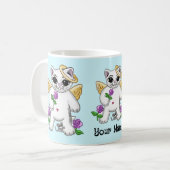 天使の子猫 コーヒーマグカップ (正面左)