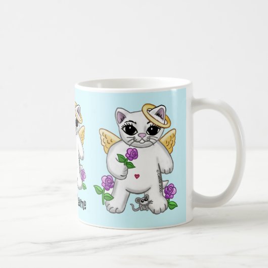 天使の子猫 コーヒーマグカップ (右)