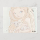 天使の子羊のポストカード ポストカード (裏面)