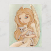 天使の子羊のポストカード ポストカード (正面)