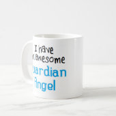 天使の守護者素晴らし コーヒーマグカップ (正面左)