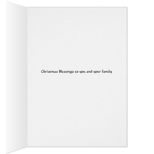 天使の宗教と魔法のクリスマスカード (内側 (右))