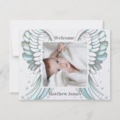 天使の少年の誕生の発表 シーズンカード (正面)