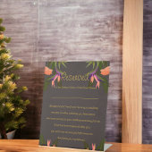 天使の席 台座サイン