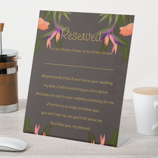 天使の席 台座サイン (インサイチュ)