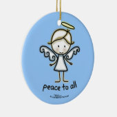 天使の平和の概要 セラミックオーナメント (右)