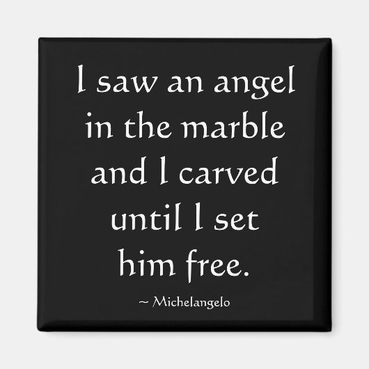 天使の引用文 マグネット (正面)