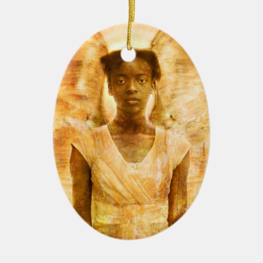 天使の強さ セラミックオーナメント (正面)