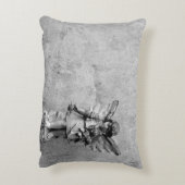 天使の彫像のアクセント枕 アクセントクッション (裏面(縦))