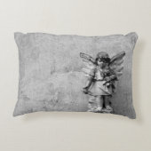 天使の彫像のアクセント枕 アクセントクッション (裏面)