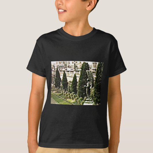 天使の彫像のBathのイギリスの飛んだ1986年のスナップ11737a Tシャツ (正面)