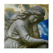 天使の彫像 タイル (正面)