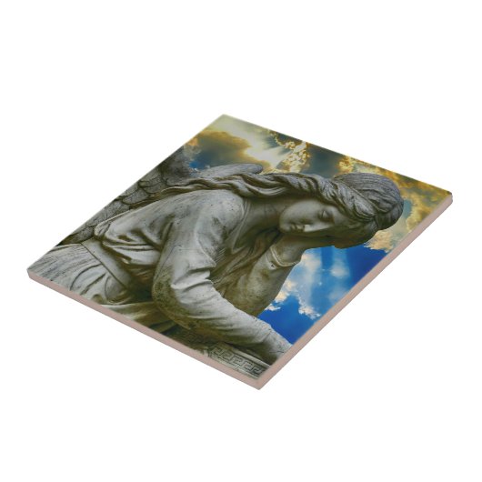 天使の彫像 タイル (側面)