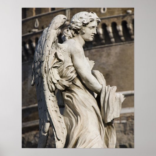 天使の彫刻と衣服とサイコロサン ポスター (正面)