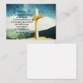 天使の影サンキューカード ノートカード (正面/裏面)