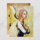 天使の御告げ パルチメント ポストカード (正面/裏面)