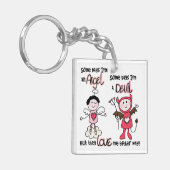 天使の悪魔 キーホルダー (正面左)