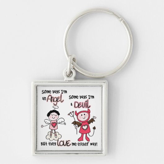 天使の悪魔 キーホルダー (正面)