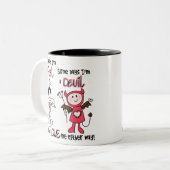 天使の悪魔 ツートーンマグカップ (正面左)