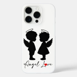 天使の愛 - かわいい天使のカップルデザイン iPhone 16 PROケース
