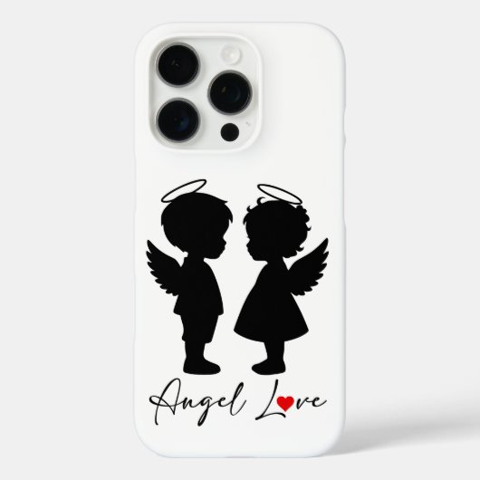 天使の愛 - かわいい天使のカップルデザイン Case-Mate iPhoneケース (裏面)