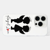 天使の愛 - かわいい天使のカップルデザイン Case-Mate iPhoneケース (裏面 (横))