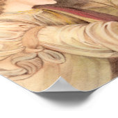 天使の指先と猫レオナルド・ダ・ヴィンチ ポスター (角)