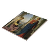 天使の挨拶、か告知1860年 タイル (側面)