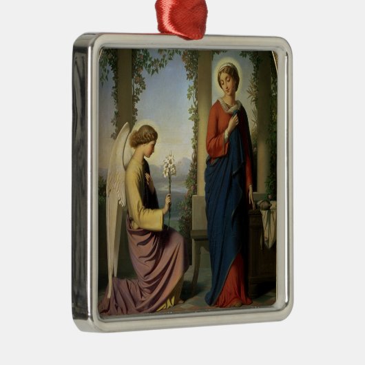 天使の挨拶、か告知1860年 メタルオーナメント (右)