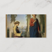 天使の挨拶、か告知1860年 名刺 (裏面)