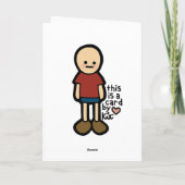 天使の挨拶 カード (裏面)