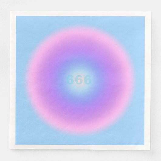 天使の数値666反射 – 天使の数値グラデーション (正面)