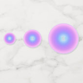 天使の数値666反射 – 天使の数値グラデーション コンフェッティ (正面)