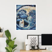 天使の月 ポスター (ホームオフィス)