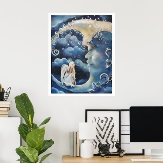 天使の月 ポスター (ホームオフィス)