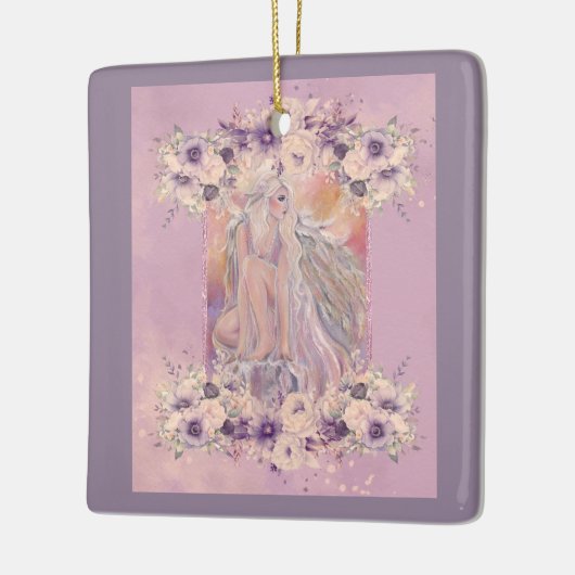 天使の朝の太陽の下でレニー・ラヴォワ セラミックオーナメント (左)
